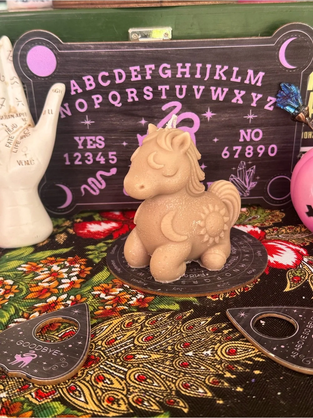 Bronze Celestial Pony Candle